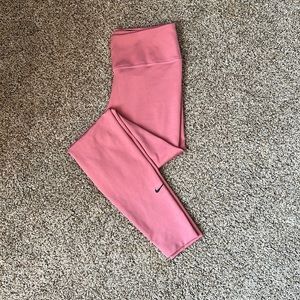 Women’s Pink Nike Leggings SMALL
